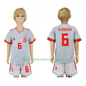 Fußballtrikots Spanien A_Iniesta 6 Kinder WM 2018 Auswärts-trikot kaufen